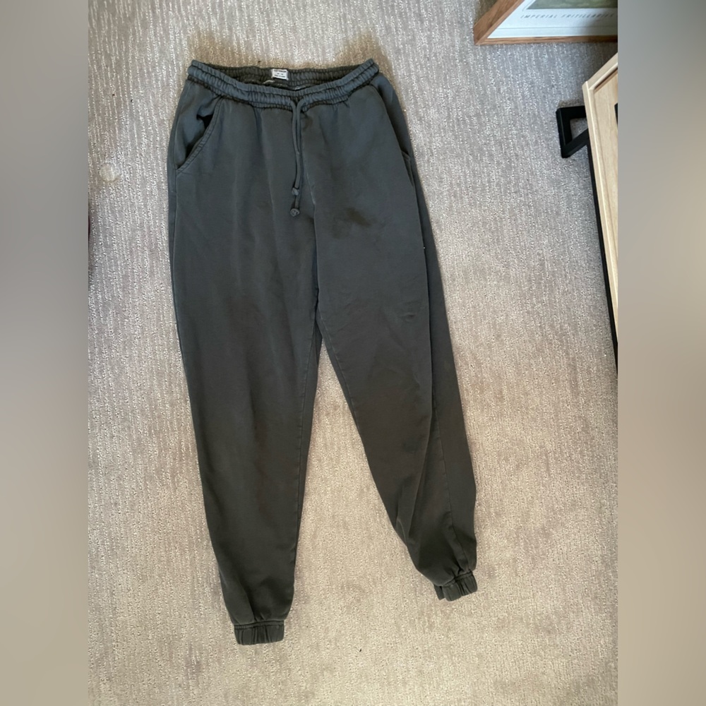 Dark Grey Sweatpants Jogger Pants